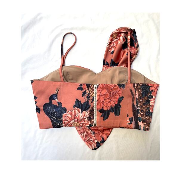 Floral Satin Women Top - Picture 4 of 7